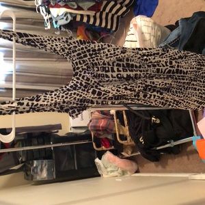 Black and white romper